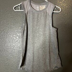 Athletic Works Gray Sleeveless Active Tank XS Workout Top
